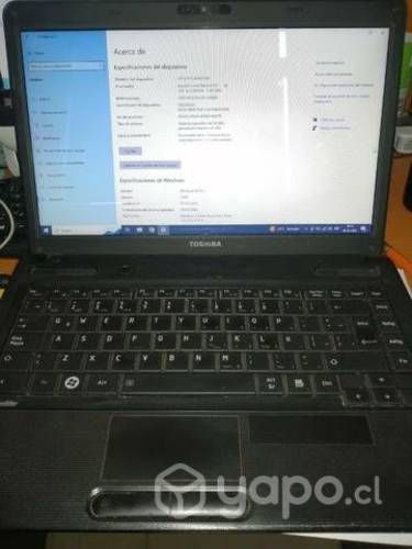 Notebook toshiba satelite