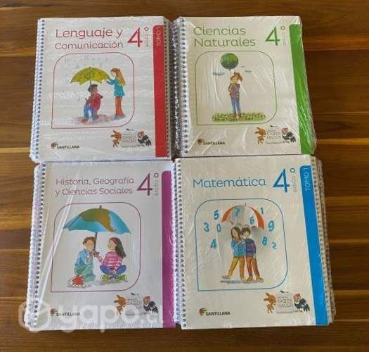 Libros Santillana 4to Cuarto Básico