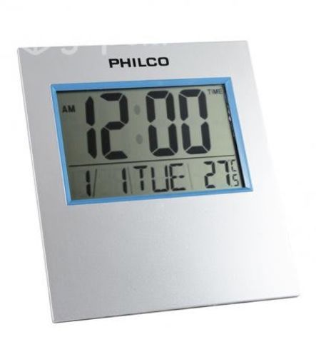 Reloj digital con termómetro Philco