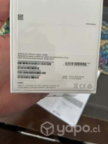 Iphone 11 128gb, Black nuevo