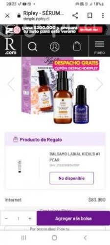 Aceite y serum facial