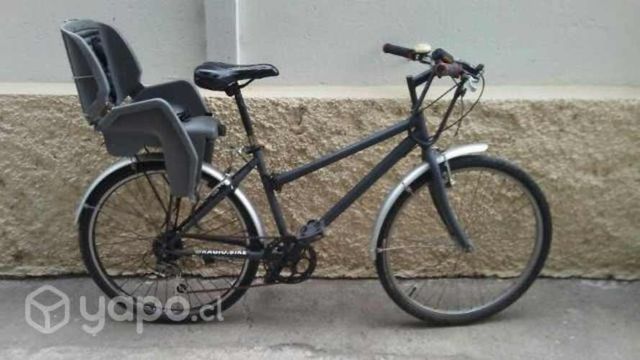 Bicicleta Mujer Bianchi aro 26 con sillin de niño