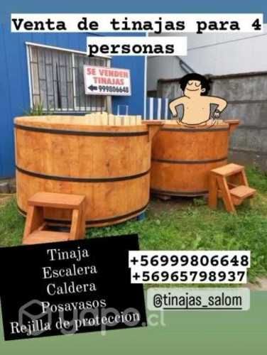 Tinaja para 4 personas (madera cipres)