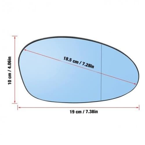 Luneta Espejo Retrovisor BMW Serie 1 - 3 - Z4 Par