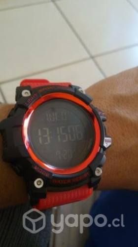 Reloj skmei pulsera roja