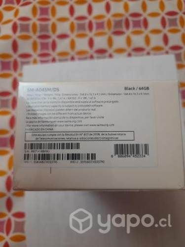 Celular Samsung A04 sellado y con su boleta