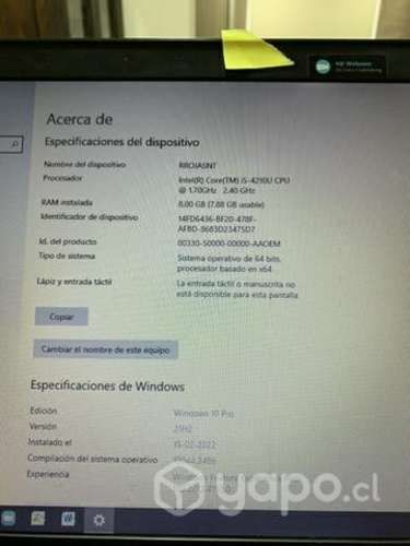 Pro book hp core i5
