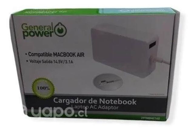 Cargador Alternativo P/notebook / Macbook Air Gene
