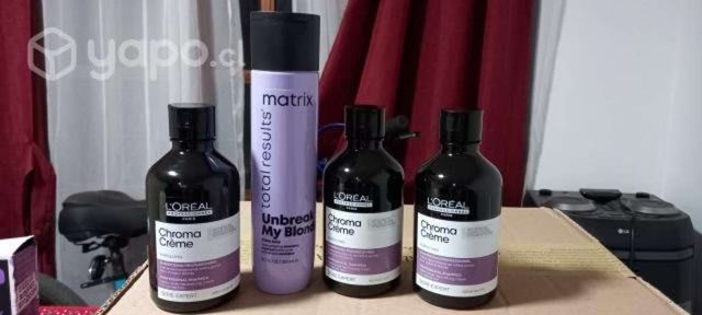 Shampoo profesional y shampoo fortificante