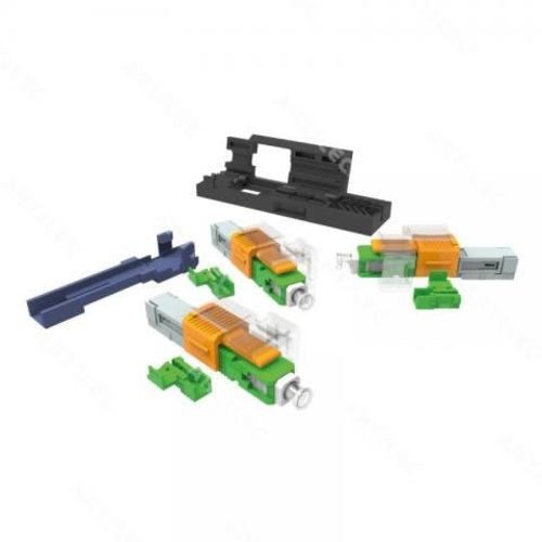 Kit con 10 conectores opticos de campo sm sc-apc e