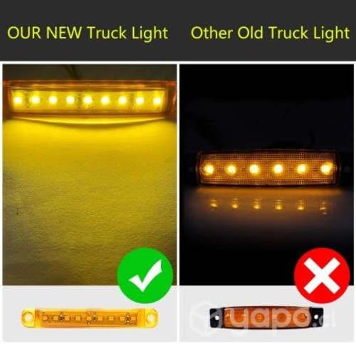 Foco Luz Lateral Posición Led Bi-volts 10 Unidades