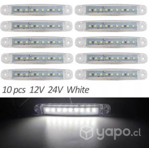 Foco Luz Lateral Posición Led Bi-volts 10 Unidades