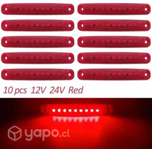 Foco Luz Lateral Posición Led Bi-volts 10 Unidades