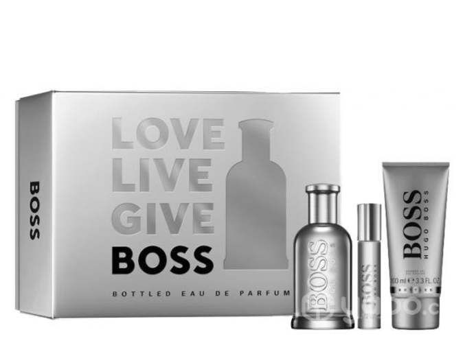Perfume Hugo Boss Bottled 100+10ML + Shower