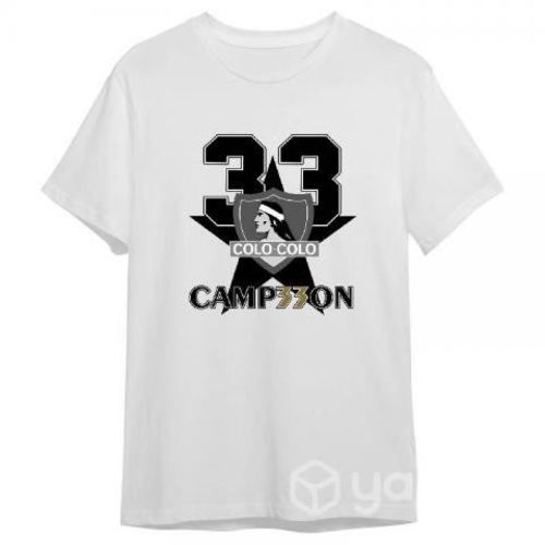 Polera Blanca Conmemorativa Colo Colo 2022