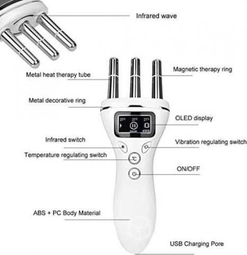 Masajeador infrarojo magnetico multifuncional