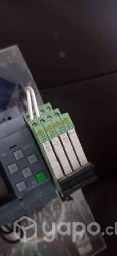 Maqueta plc logo siemens + fuente + sensor