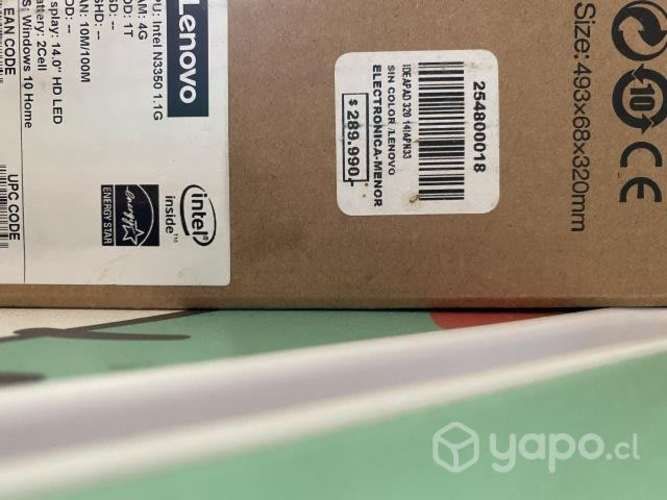 Notebook lenovo intel