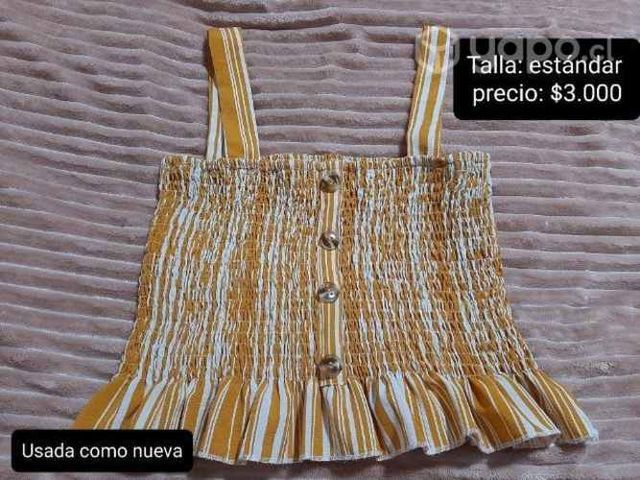 Ropa usada como nueva y nueva