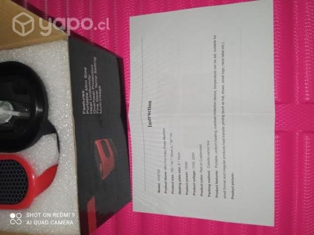 Mini estampadora Blackred