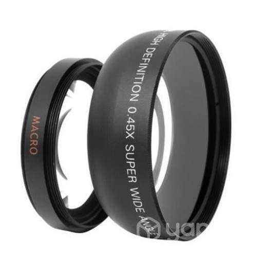 Lente ojo de pez/macro de 58mm