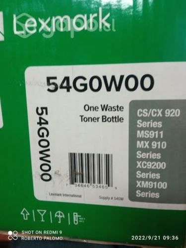 Unidad de residuos 54g0w00 original