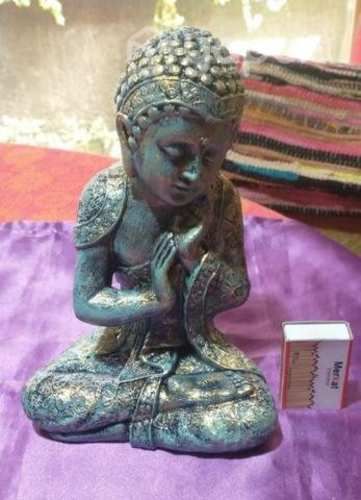 Buda niño de la salud estilo níquel