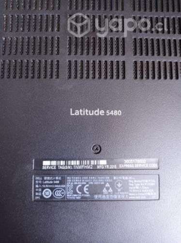 Notbook Dell latitude 5480