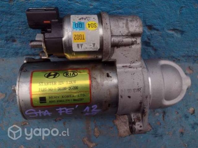 Motor de partida hyundai santa fe 2012-2015