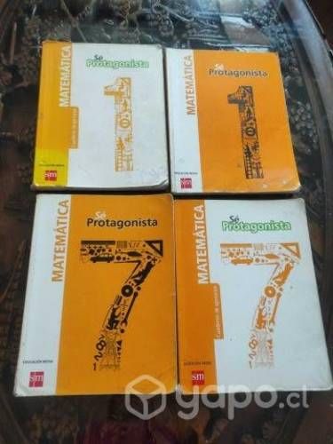 Libros septimo basico y primero medio SM