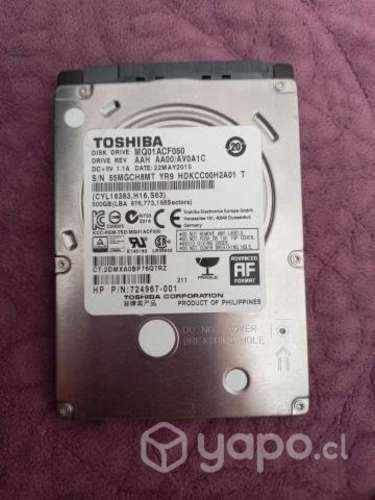 Disco Duro 500 gb Toshiba