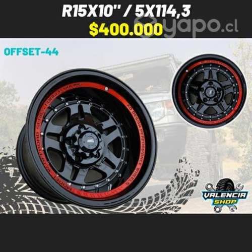 Llantas aro 15x10" / 5x114,3