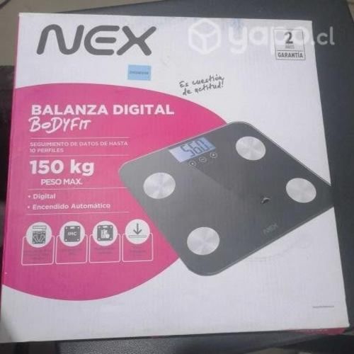 Pesa digital Bodyfit negra Nex