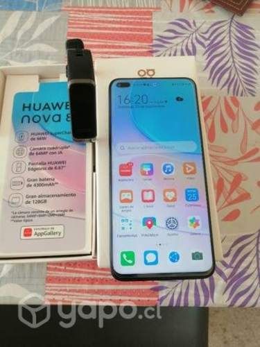 Celular huawey Nová 8i más reloj huawey digital