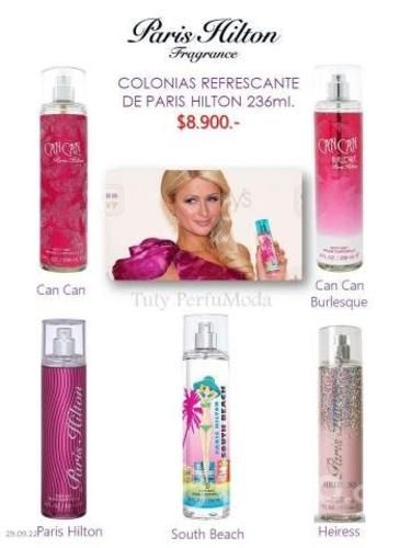Colonias de Paris Hilton