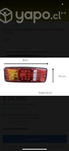 SET Focos para carro de arrastre