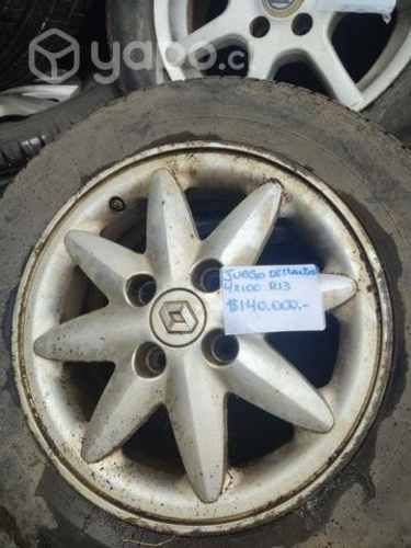 Juego de llantas aro 13 apernadura 4/100
