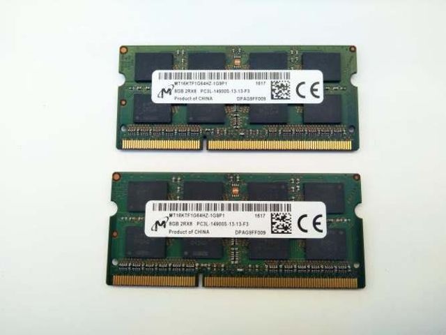 Memoria RAM Micron 16GB (2x8GB) DDR3L 1600MHz