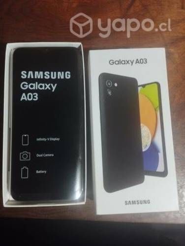 Celular Samsung Galaxy A03 nuevo 64 GB negro