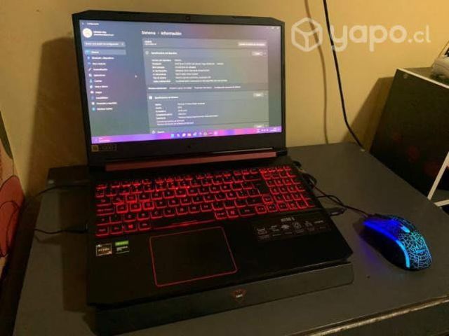 Notebook gamer Nitro 5 GTX 1650 12GB RAM 1TB HDD +