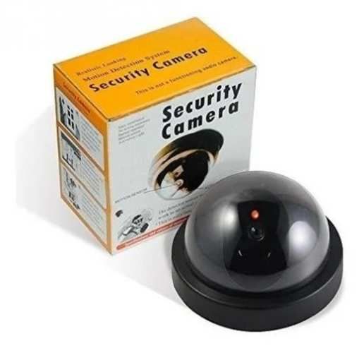 Pack 6 Cámaras De Seguridad Domo Falsa Con Luz Led