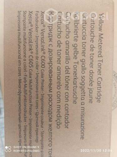 Toner xerox versalink c600/c605 yellow original de