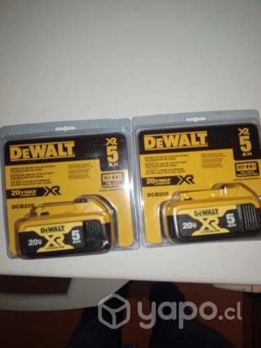 Baterías Dewalt 20v 5a originales