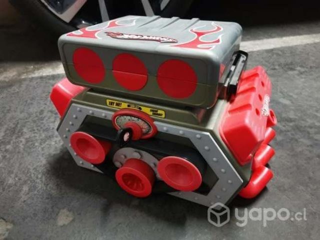 Maleta Hotwheels motor coleccionable