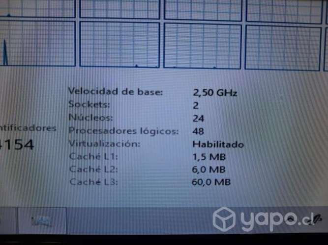 Servidor 128 gb ddr4, 2 intel xeon 2680 v3