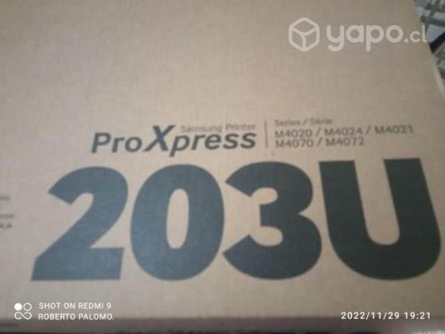 Toner Samsung 203u black original de alta