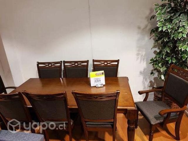 Comedor Dreams Monaco 6 sillas + 2 sitiales