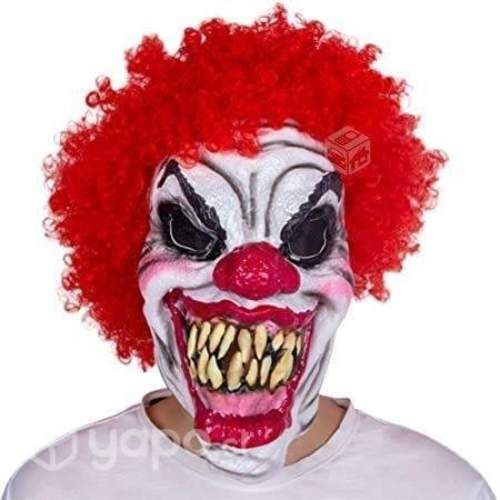 Máscara De Payaso Terrorífico Halloween De Latex