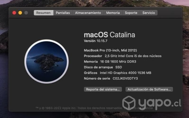 MacBook Pro 2012