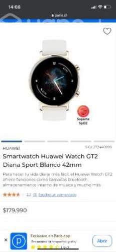 Smartwatch Huawei GT2. Sport